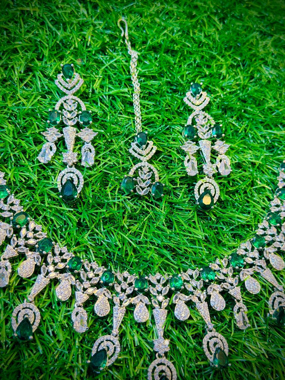 One Carat, Unique Design Necklace With Color Options