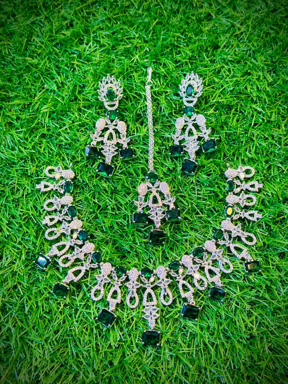 One Carat, Unique Design Necklace With Color Options